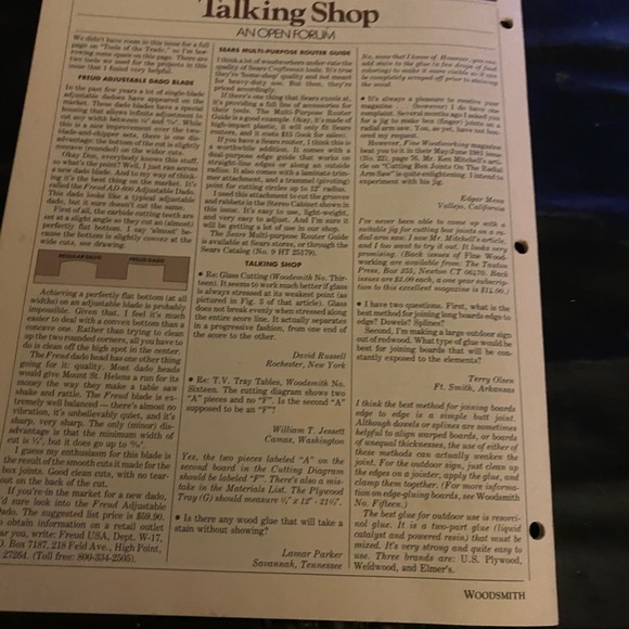 🎉5/$10🎉 Woodsmith magazine number 17 September 1981 tambour stereo cabinet - Picture 7 of 11